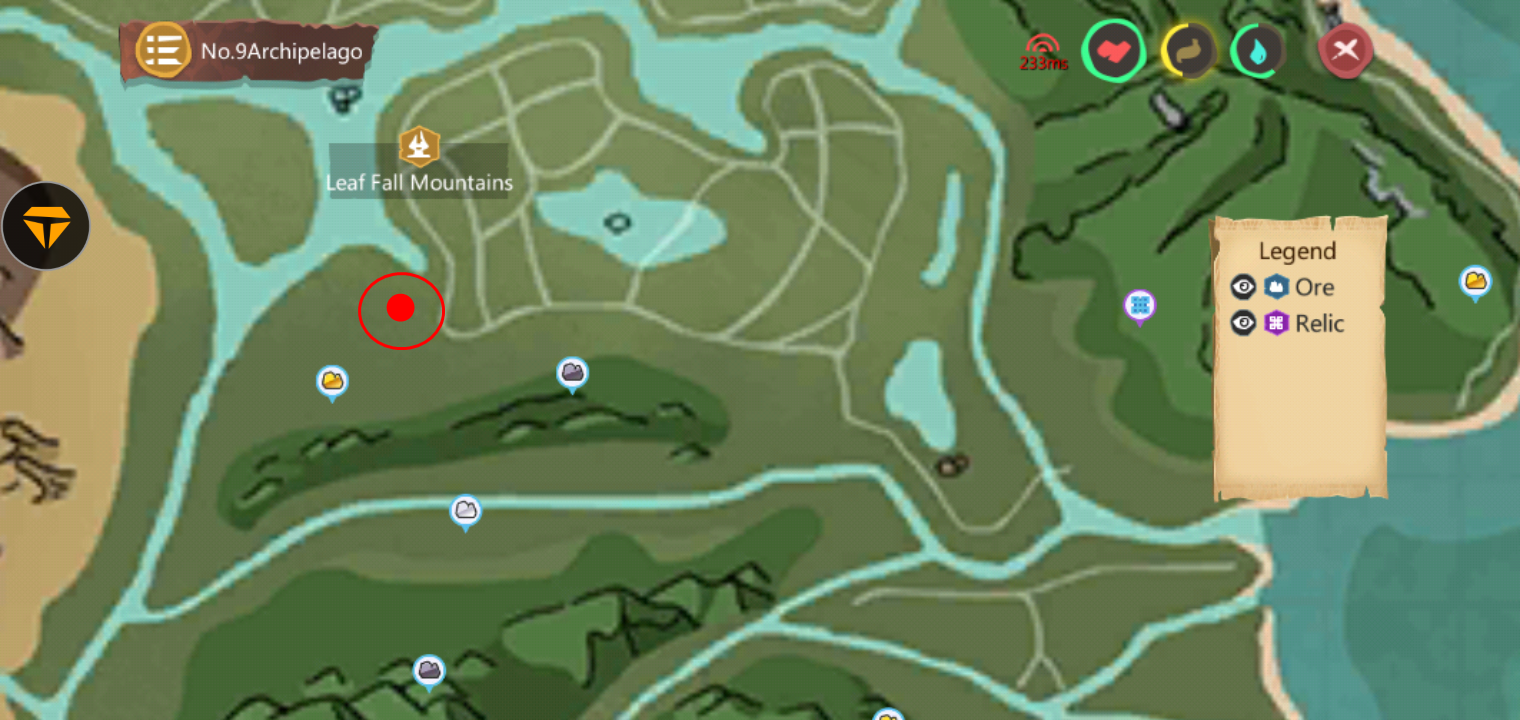 Utopia Origin Lokasi Wheat