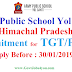 HP Govt Jobs 2019 आर्मी पब्लिक स्कूल योल कैंट में TGT और PRT के पदों पर भर्ती , 30 जनवरी 2019 से पहले करे आवेदन