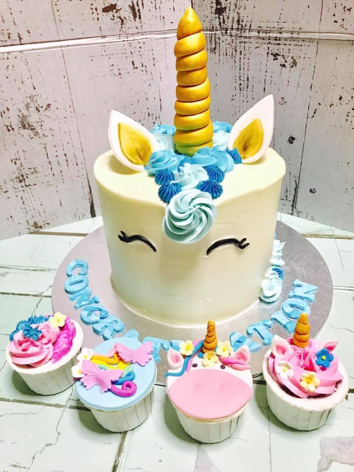Izah's Kitchen Unicorn Themed Halal cake Singapore