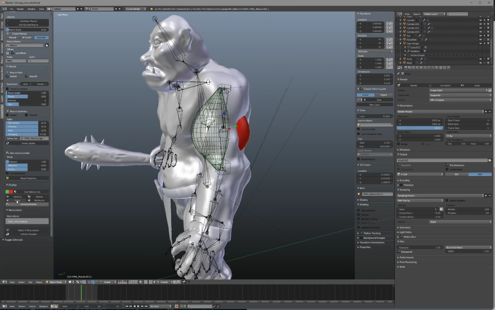 XMuscle System for Blender SKIDROW GAMING ARENA
