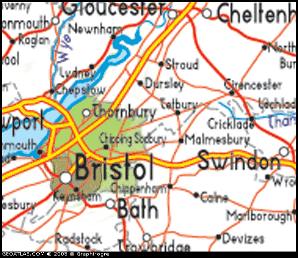 Map of South Gloucestershire City Picture United Kingdom Map Regional