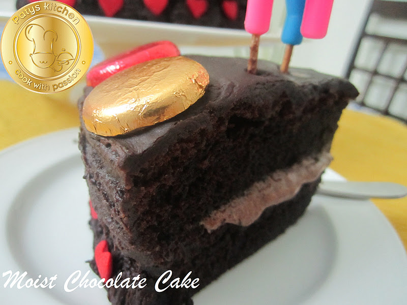 PATYSKITCHEN DONNA HAY CHOCOLATE BUTTERMILK LAYER CAKE HAPPY BIRTHDAY ODEN AND HAPPY NEW YEAR ALL