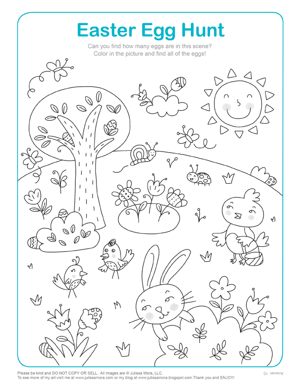 Easter Coloring Pages {Kids Activities} – Tip Junkie