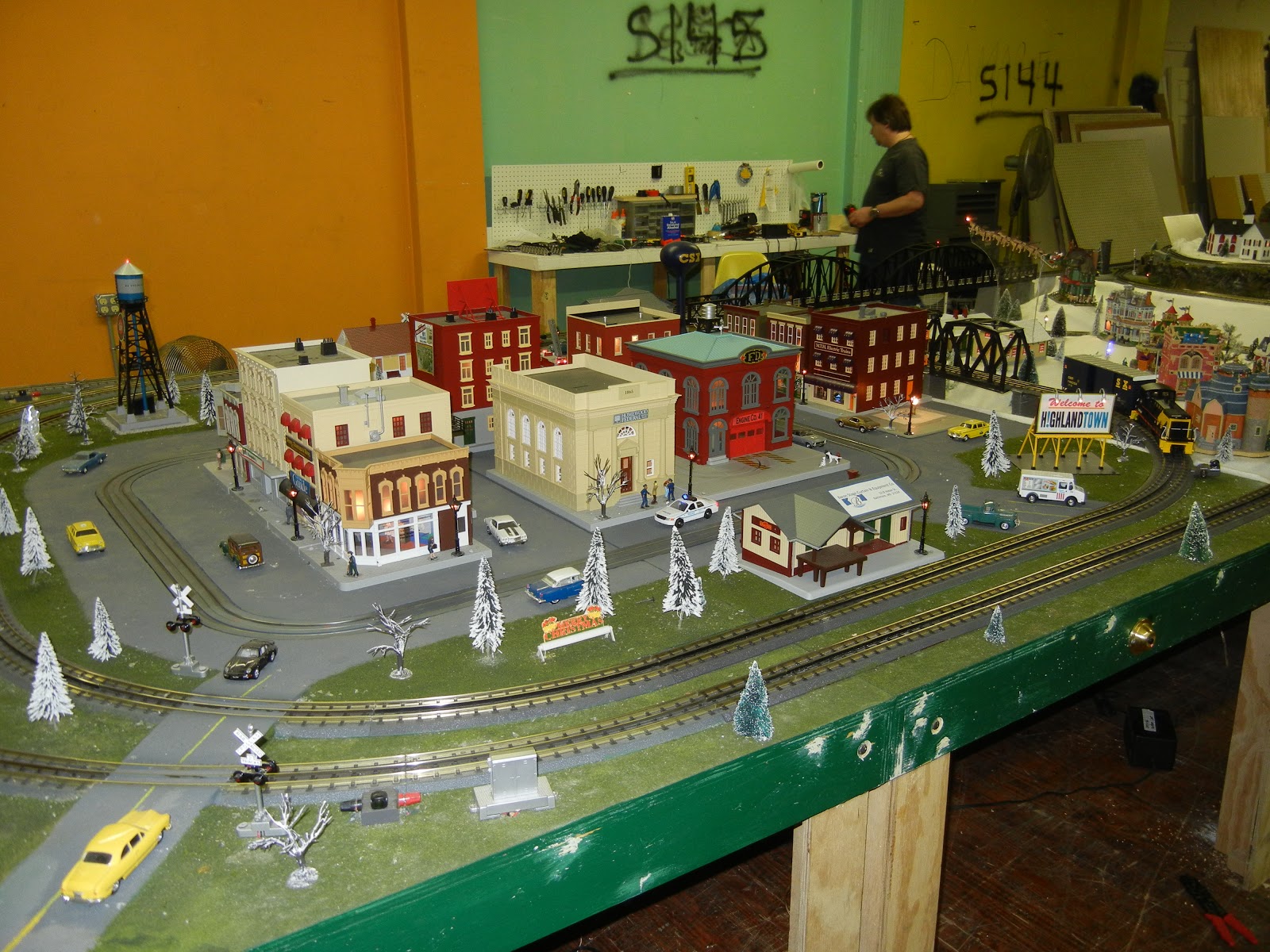 Highlandtown Train Garden It's Almost Done
