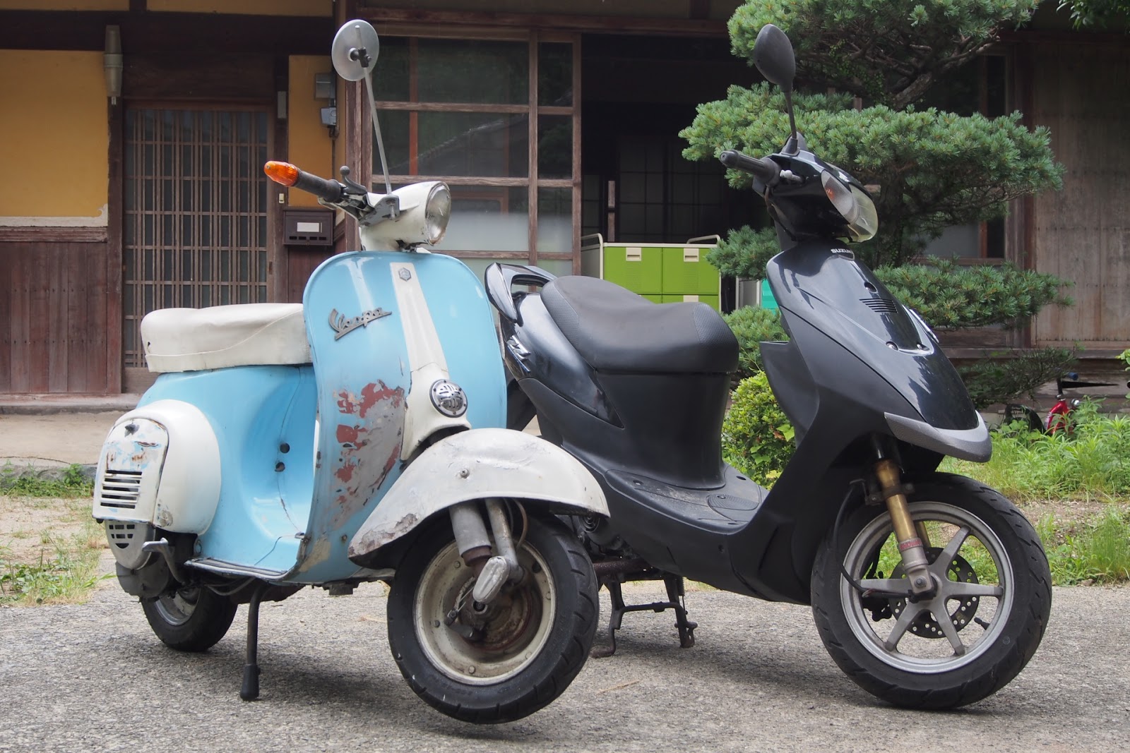 ピアジオ ベスパ100 V9B1T 動画あり 実動 エンジン V9B1M 【I】745