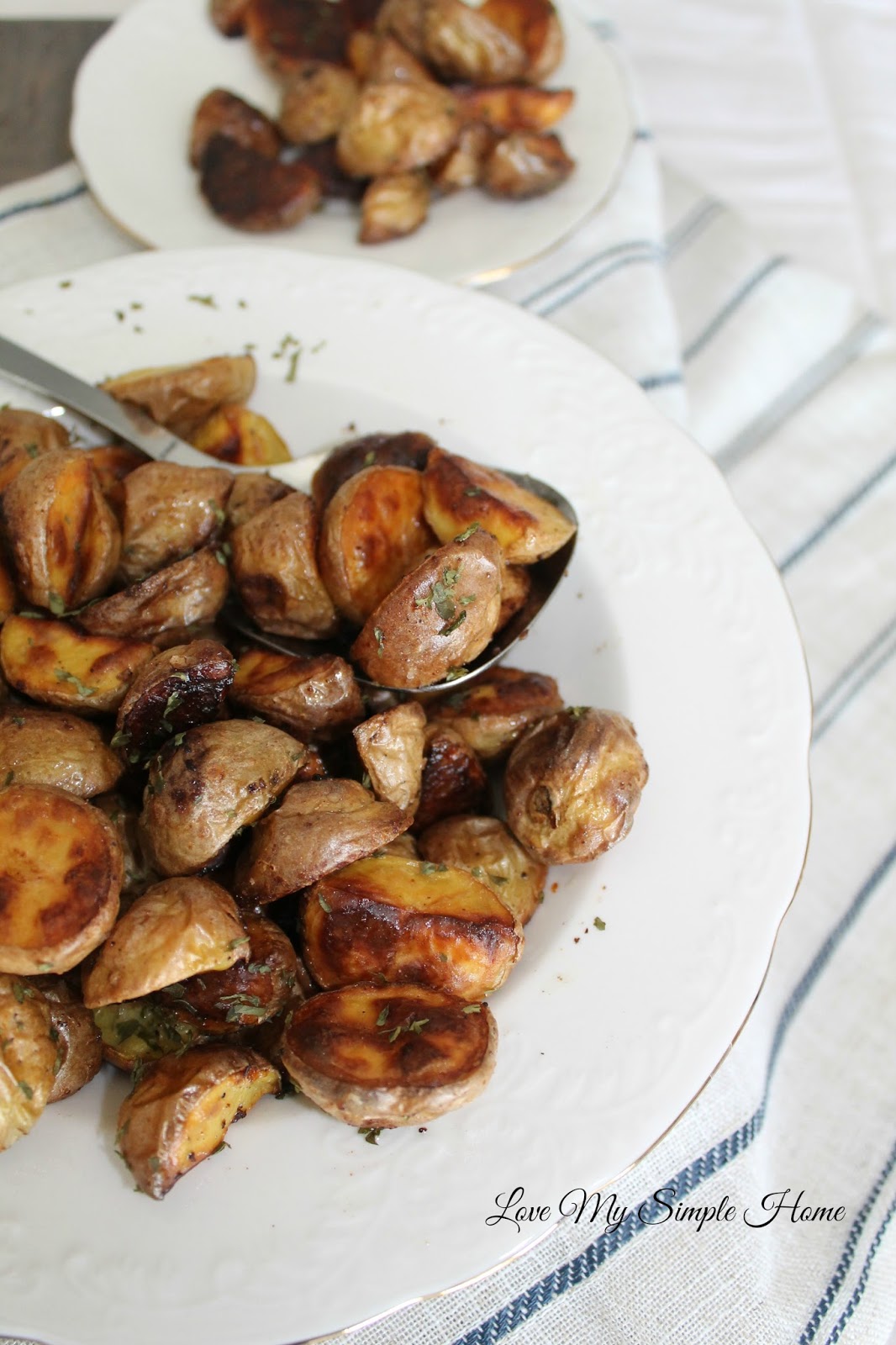 Roasted Honey Gold Potatoes Love My Simple Home