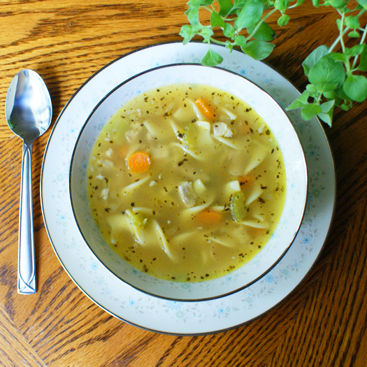 Quick and Easy Homemade Chicken Noodle Soup 