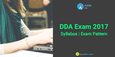 DDA Admit Card | DDA Exam Pattern & Syllabus | Sample Test_40.1