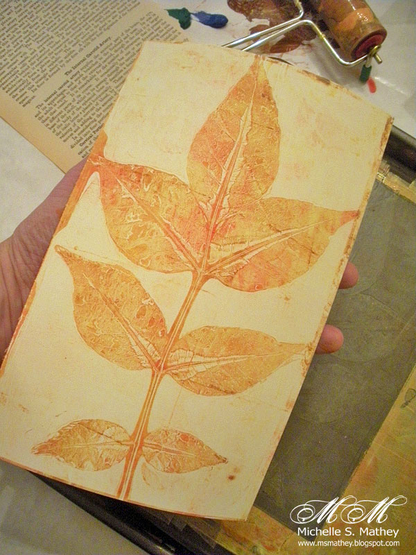 Pigment of My Imagination Gelatin Leaf Prints