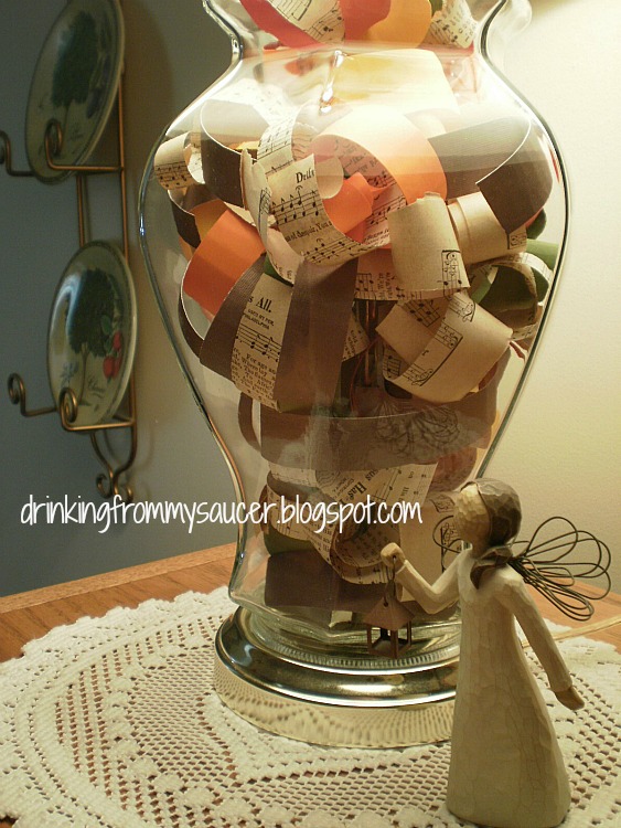 Drinking From My Saucer {'cause my cup has overflowed!} Fill 'Er Up