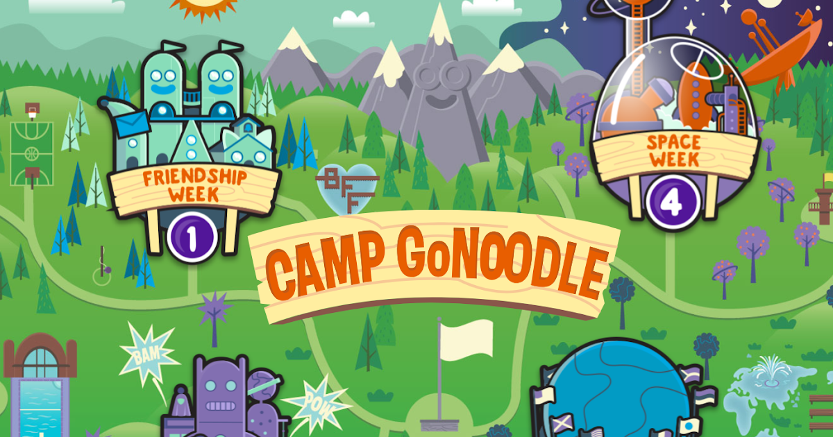 Free Technology for Teachers Camp GoNoodle Four Weeks of Fun and Educational Summer Activities
