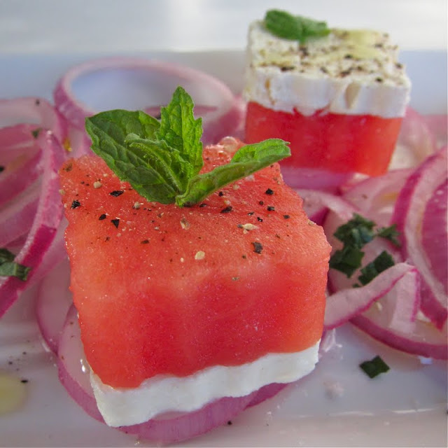 Arctic Garden Studio Watermelon, Feta, and Mint Salad