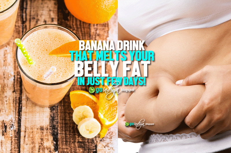 Banana Drink That Melts Your Belly Fat in Just Few Days! Natural Home