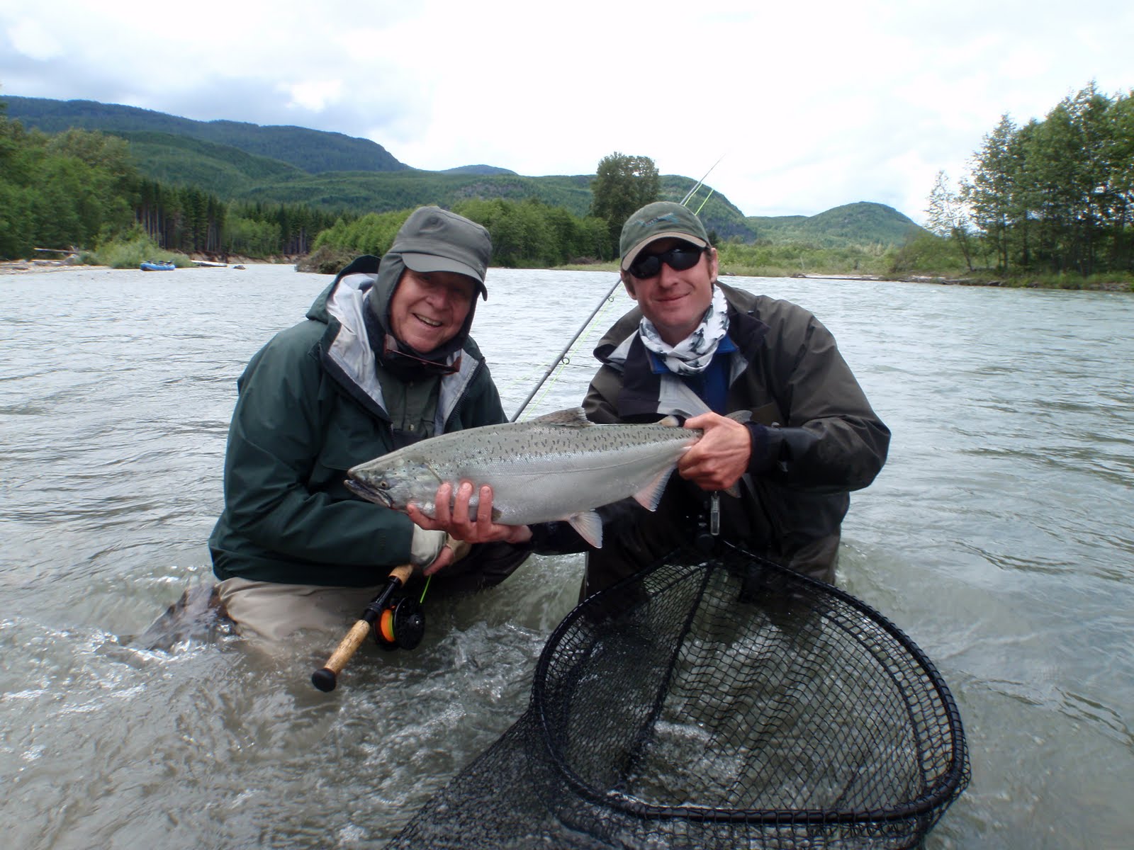Nicholas Dean Outdoors Terrace, BC, Canada Epic Chinook Fly Fishing!