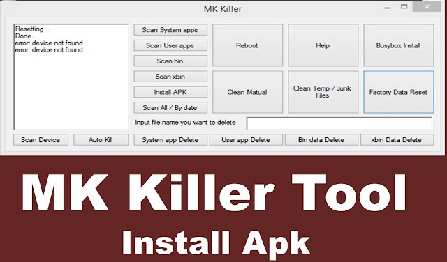  MK Killer Tool New Updates 2019  By Jonaki Telecom