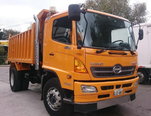 Hino Dump Truck-oranye