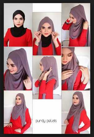 Tutorial Berhijab Syar I | gambar tutorial hijab modern syar i Tutorial Berhijab Syar I | gambar tutorial hijab modern syar i