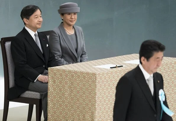 Japan's Emperor Naruhito and Empress Masako attended a memorial service marking the 74th anniversary of Japan's surrender in WWII