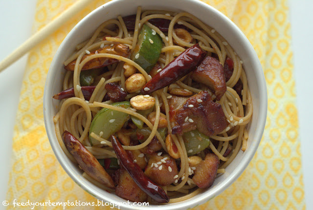 easy kung pao chicken, easy chinese recipe