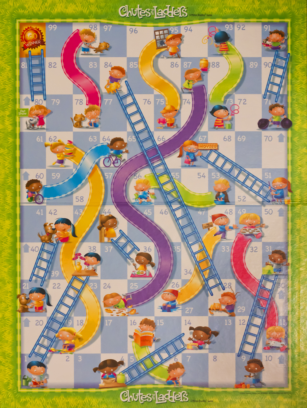 Chutes And Ladders Board Printable