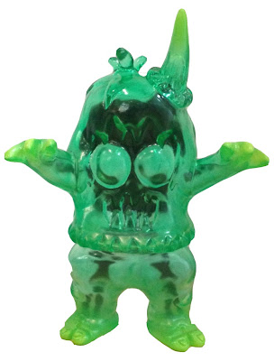Designer Con 2012 Exclusive Green X-Ray Ugly Unicorn Vinyl Figure by Rampage Toys