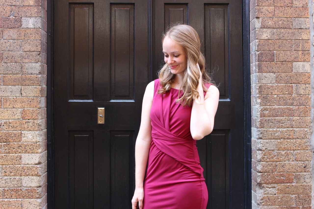 Shake the Tree Boston: Red Velvet Fall Dress