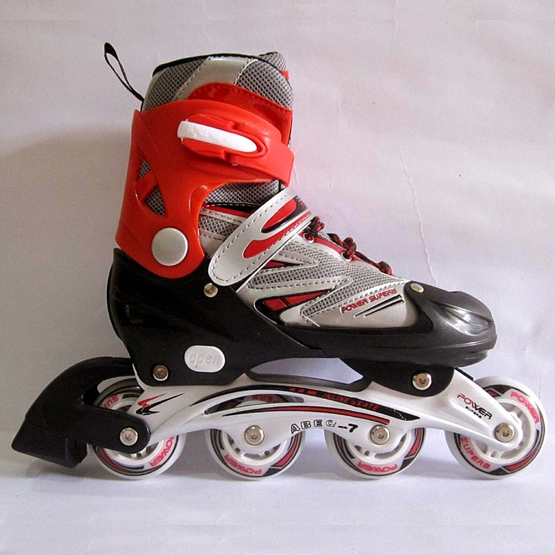 Sepatu Roda Inline Skate POWER SUPERB 2 Red (Size XL) DanishAneka