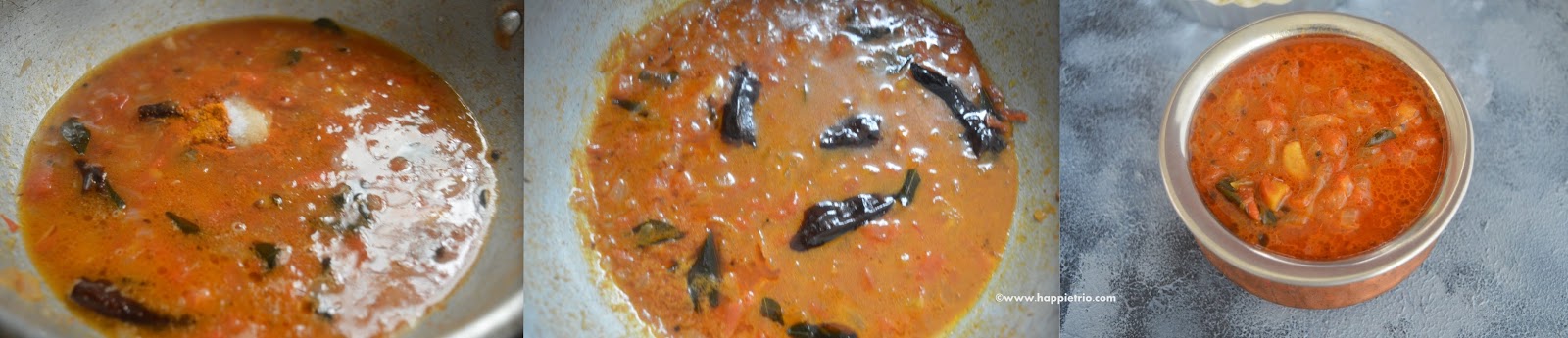 Step 4 - Poondu Kuzhambu Recipe | Garlic Kuzhambu Recipe