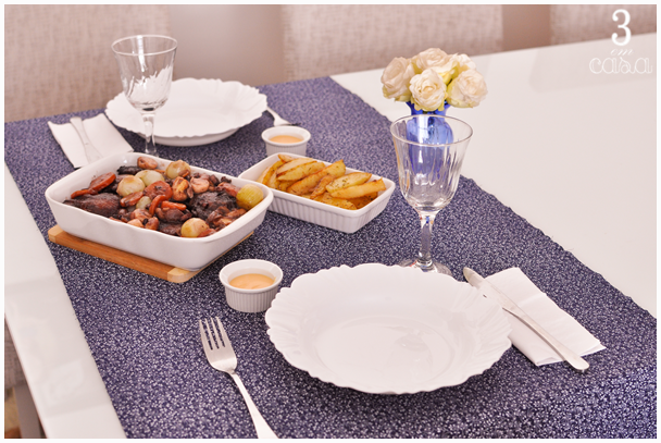 mesa almoço