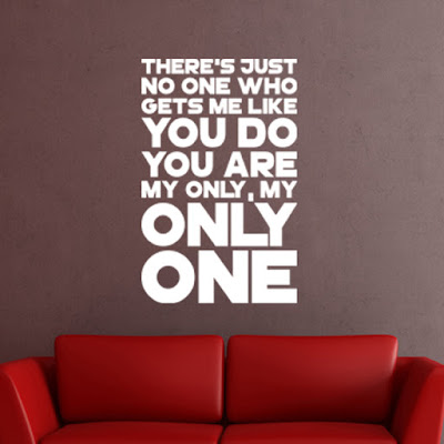 Only you quote wall decals