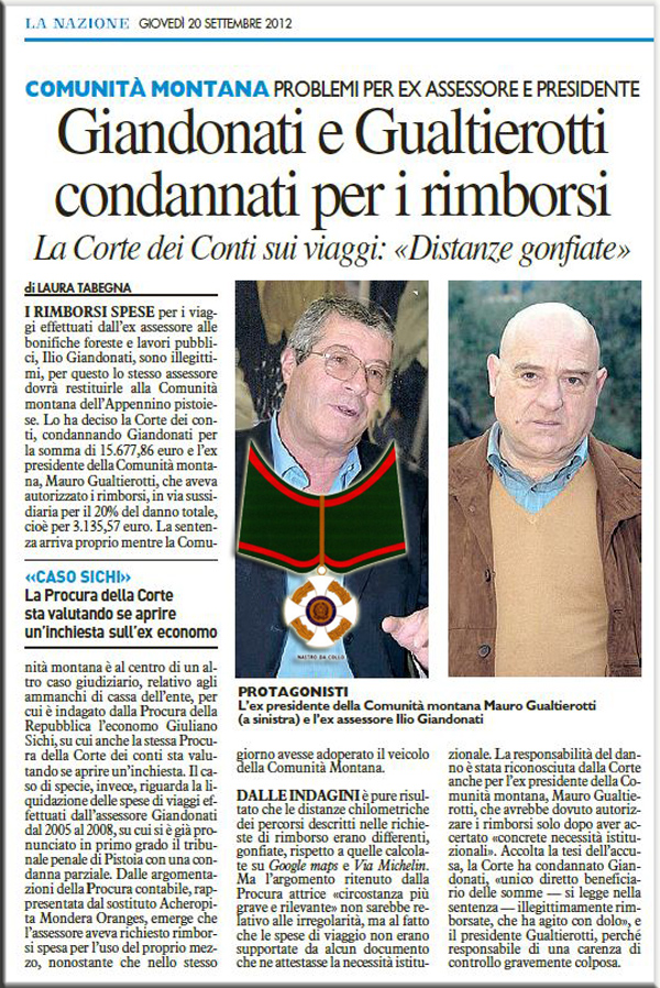 QUARRATA/news QUOTIDIANO ON LINE L’ITALIA CHE NON SI SALVA