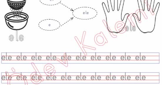 ele dik temel harfler kelimesi pekiştirme 1. sinif ilk okuma yazma