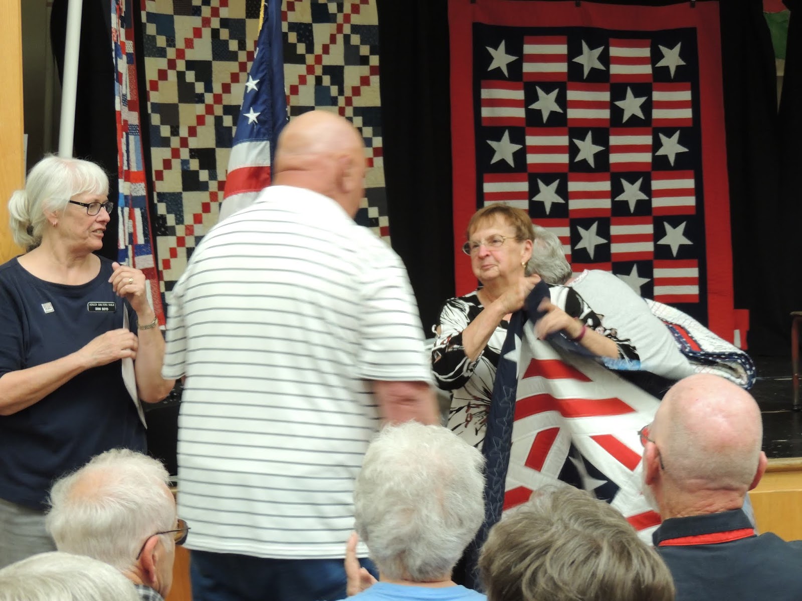 Quilting and Life in General Quilt of Valor Ceremony photos