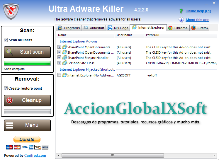 ultra adware killer 4.1.0.0 ultra adware killer 4.1.0.0