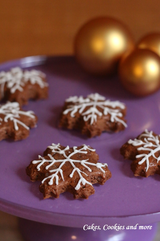 Lebkuchen Schneesterne- Rezept