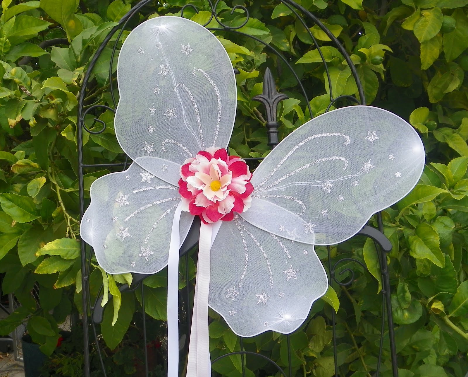 Mis 2 Manos: Made by My Hands: Little Girl Butterfly Fairy Wings White ...