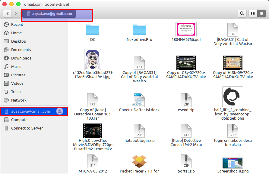 Browse Google Drive Cloud di Ubuntu 16.04 ( File Listing ...