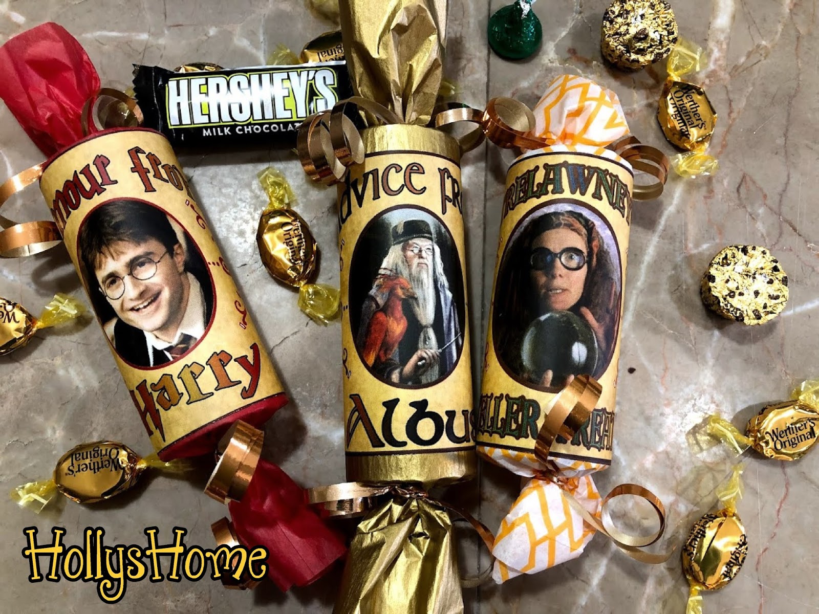 HollysHome Family Life Harry Potter English Crackers Party Favors