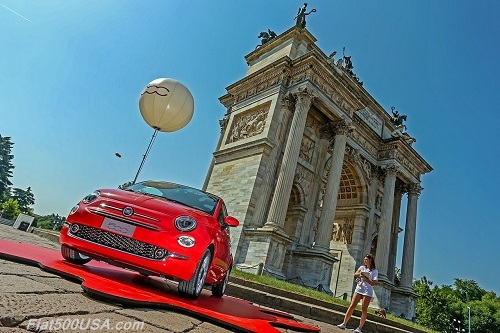 New Fiat 500 at Parco Sempione