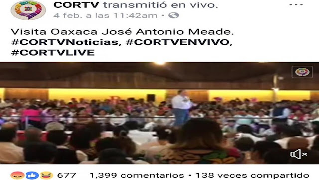 Exhoneran a CORTV por cubrir campaña de Meade en Oaxaca