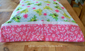 How to Make an Easy Rolled Pillowcase with 3 seams