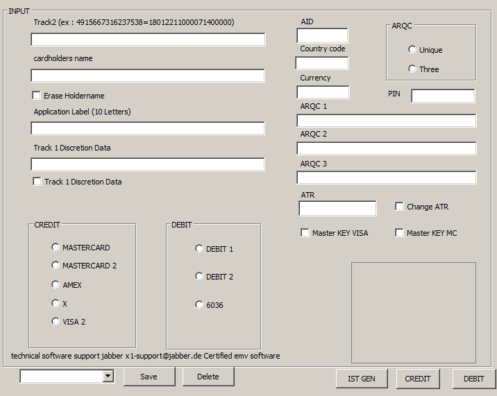 emv reader writer software v8