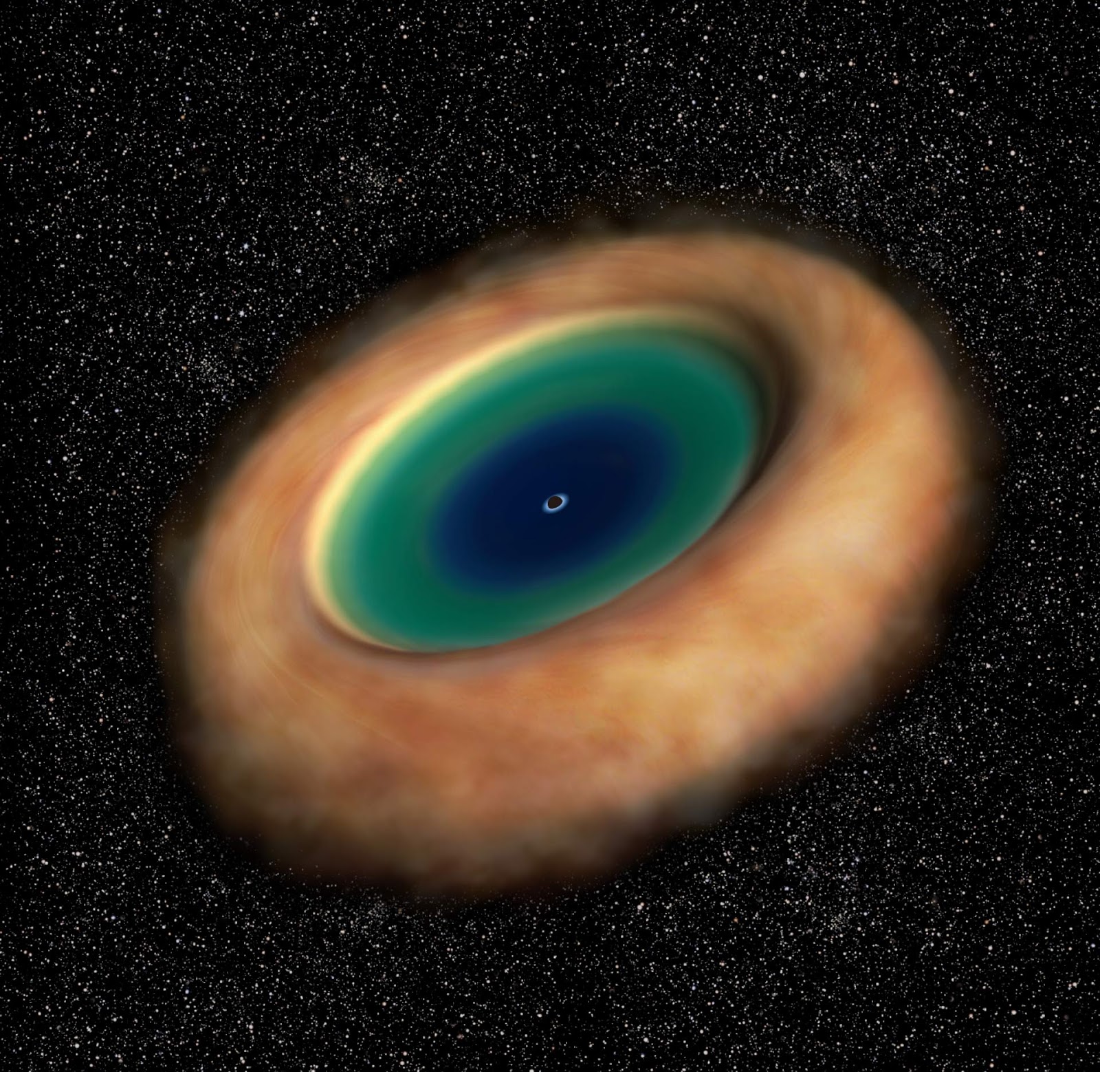 Image: Artist's Impression of torus via ALMA / ESO / NAOJ / NRAO 