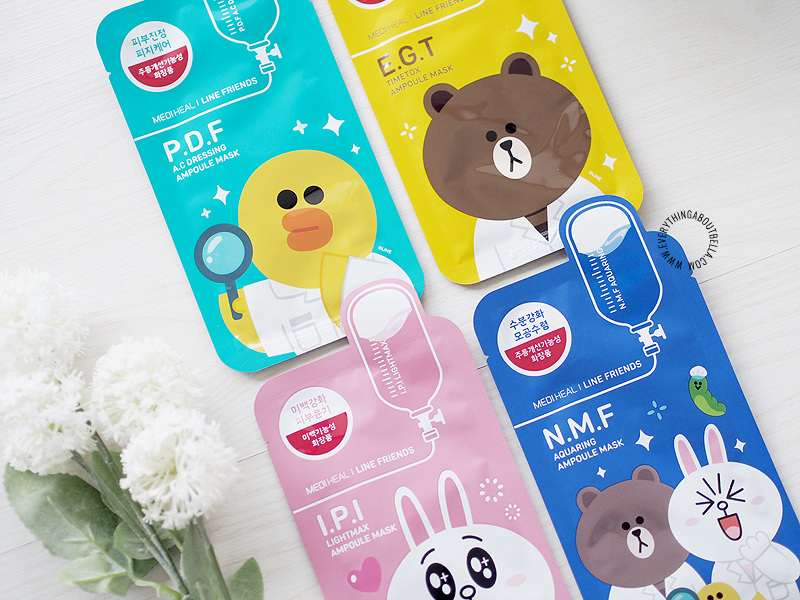 Download Mediheal Line Friends Ampoule Mask Everything About Bella Indonesian Beauty Blogger PSD Mockup Templates