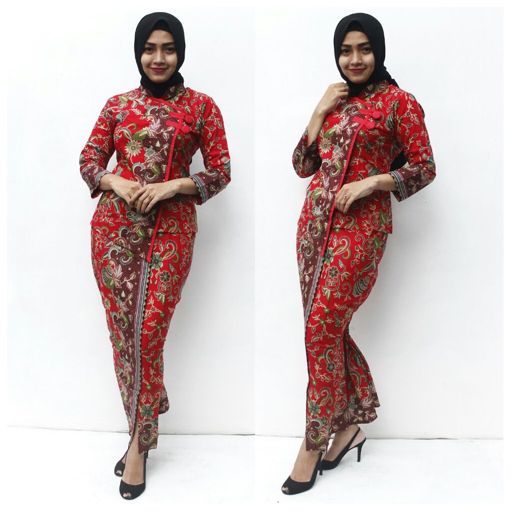 kumpulan setelan baju batik gamis muslim modern kumpulan setelan baju batik gamis muslim modern