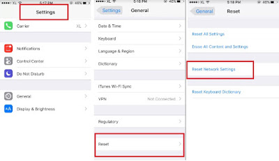 reset iphone  inotesweb.com