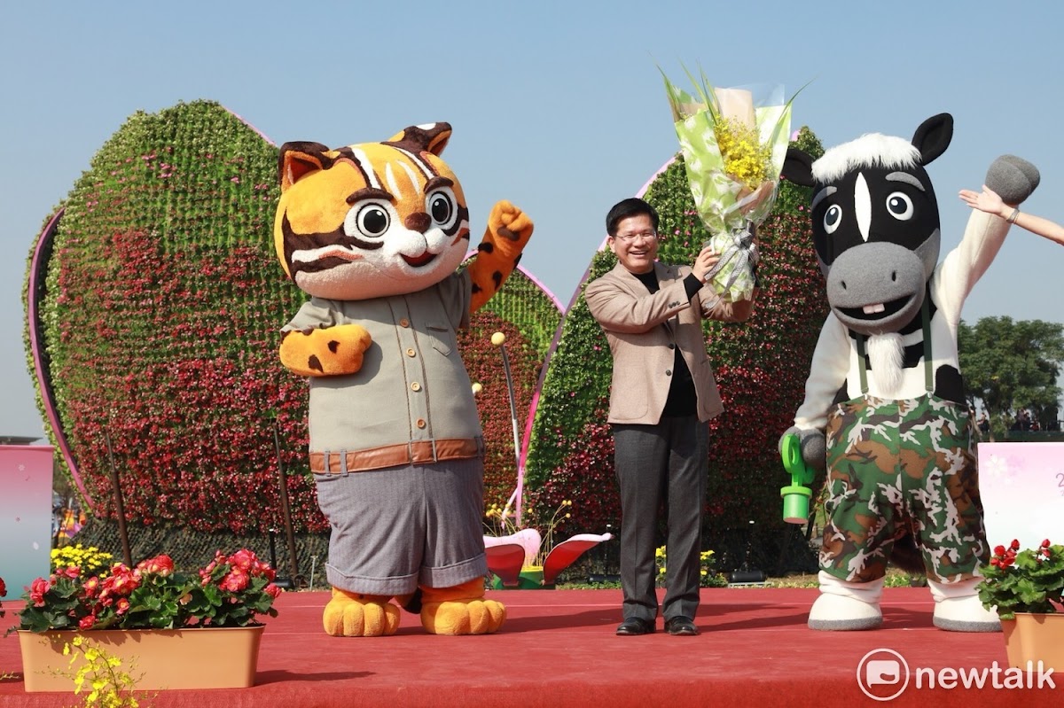 「2017台中國際花毯節」今(23)日開幕，十分漂亮。