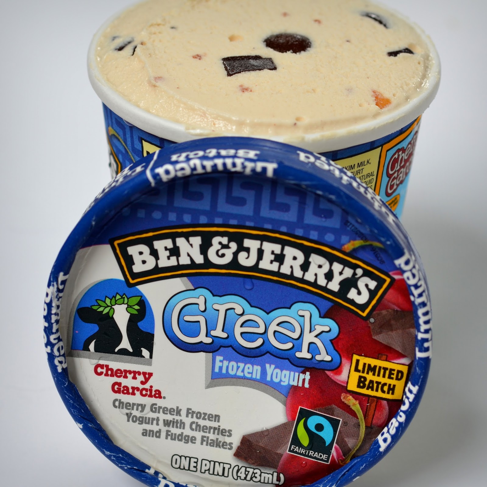 Food And Ice Cream Recipes Review Ben And Jerrys Cherry Garcia Greek Frozen Yogurt 