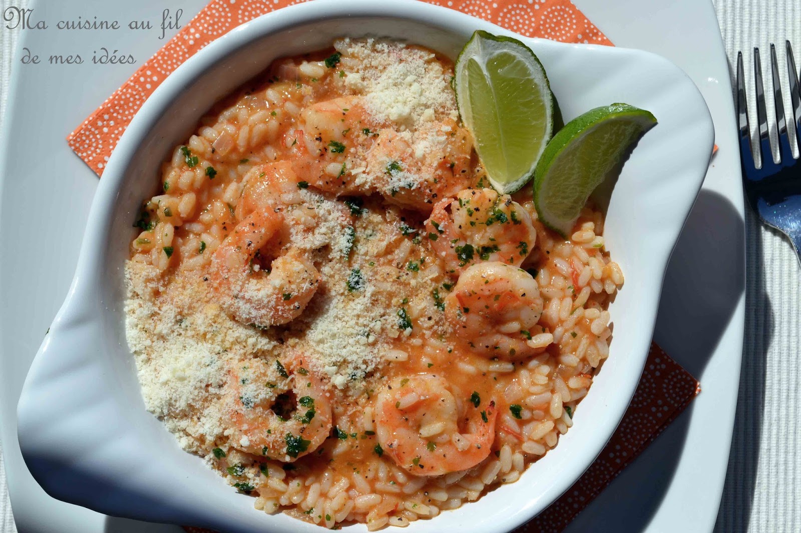 Ma cuisine au fil de mes idées... Risotto au bouillon de tomates