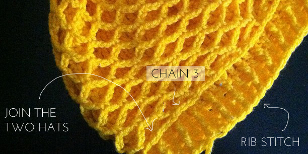 crochet mesh hat pattern